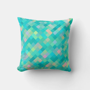 Pixel Art Multicolor Pattern Cushion