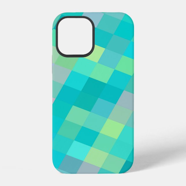 Pixel Art Multicolor Pattern iPhone Case (Back)