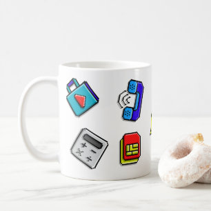 Pixel Art Of Old School Coffee Mug