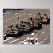 Pixel Art Tank Man (History in Pixels)