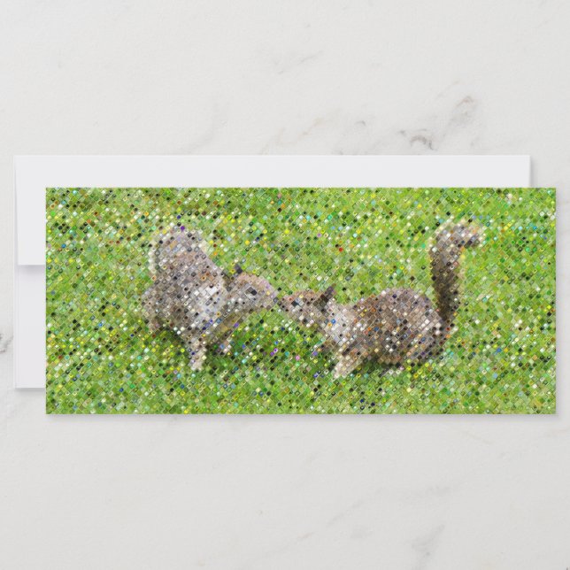 Pixel Art - Two Squirrels (Front)