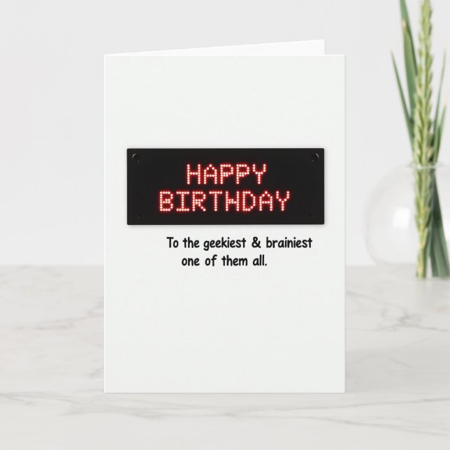 Pixel Birthday Card (Front)