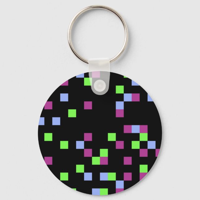 pixel black key ring (Front)