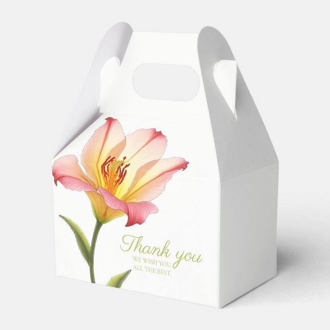 Pixel Bloom Trio Favour Box (Front Side)