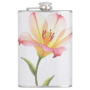Pixel Bloom Trio Hip Flask