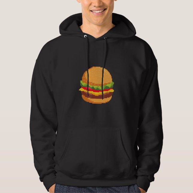 Pixel   Burger Hoodie (Front)