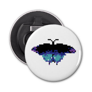 Pixel butterfly bottle opener
