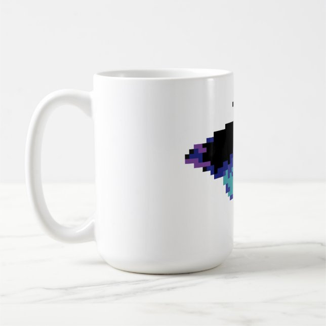 Pixel Butterfly Coffee Mug (Left)