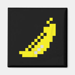 Pixel Bynana 80s Video Game Halloween Group Costum Magnet