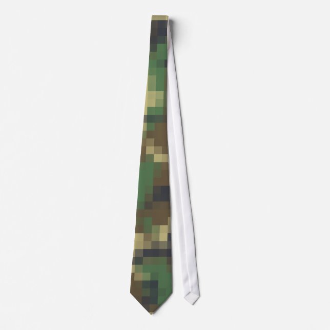 Pixel Camouflage Tie (Front)