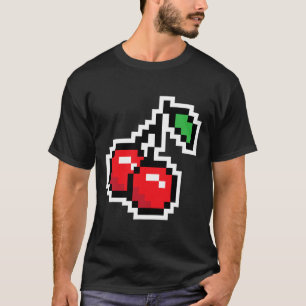 Pixel Cherries 80s Video Game Halloween Costume Ea T-Shirt