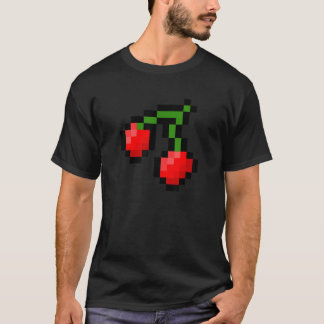 Pixel Cherries 8 bit 80s Video Game Halloween Cost T-Shirt