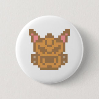 Pixel Chihuahua Dog 6 Cm Round Badge