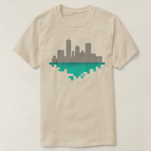 PIXEL CITY SKYLINE T-Shirt