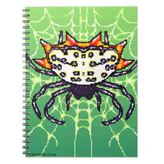 Pixel crab spider  notebook