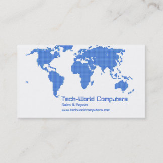 Pixel Earth Business Card
