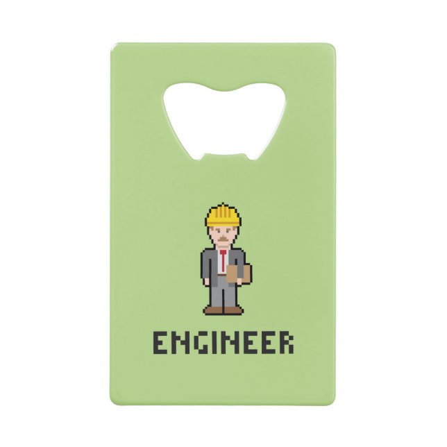 Pixel Engineer Bottle Opener (Front)