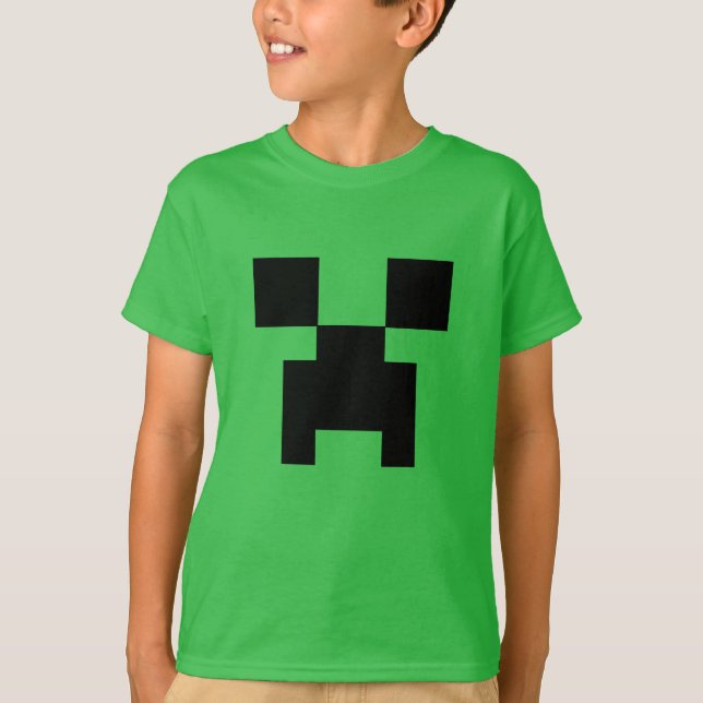 Pixel Face Gaming T-Shirt (Front)