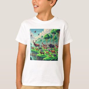 Pixel Friends: Forest Protection (animals) #20 T-Shirt