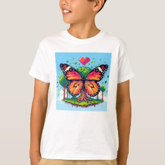 Pixel Friends: Forest Protection (butterfly) #08 T-Shirt