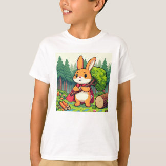 Pixel Friends: Forest Protection (cute bunny) #24 T-Shirt