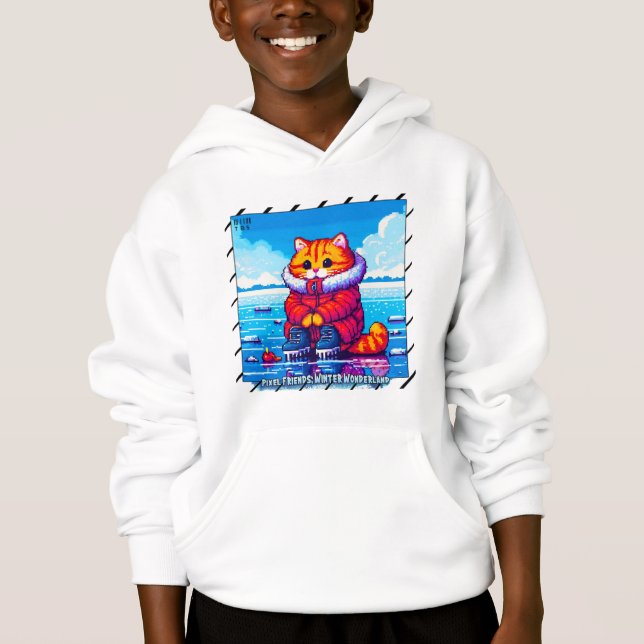 Pixel Friends: Winter Wonderland #11 (pixel cat) (Front)