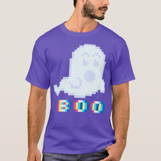 Pixel Ghosts Go Boo T-Shirt