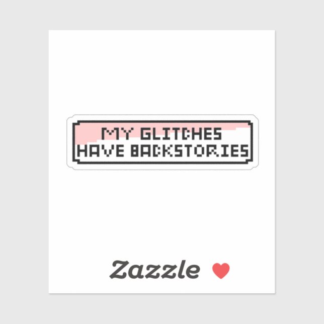 Pixel Glitch Chat – Funny Retro Gamer (Sheet)