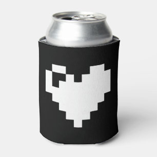 Pixel Heart 8 bits Can Cooler