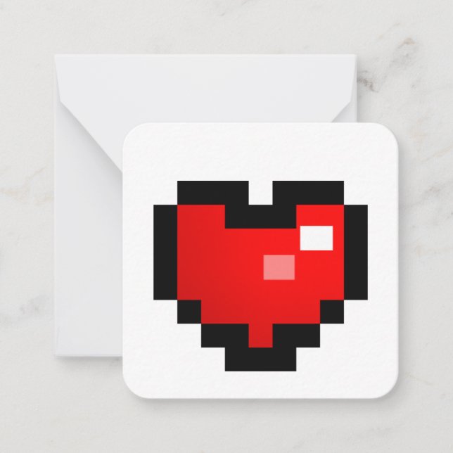 PIXEL HEART CARD (Front)