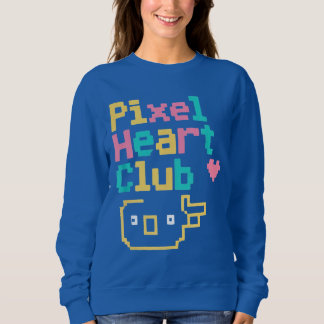 Pixel Heart Club: Retro Love Pixel Art for Gamers  Sweatshirt