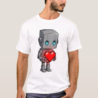Pixel Heart Robot