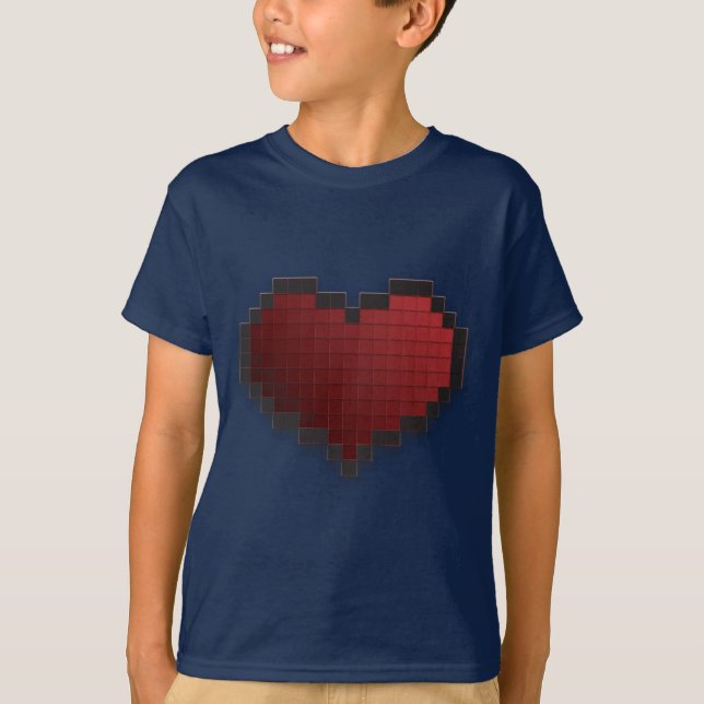 Pixel Heart T-Shirt (Front)