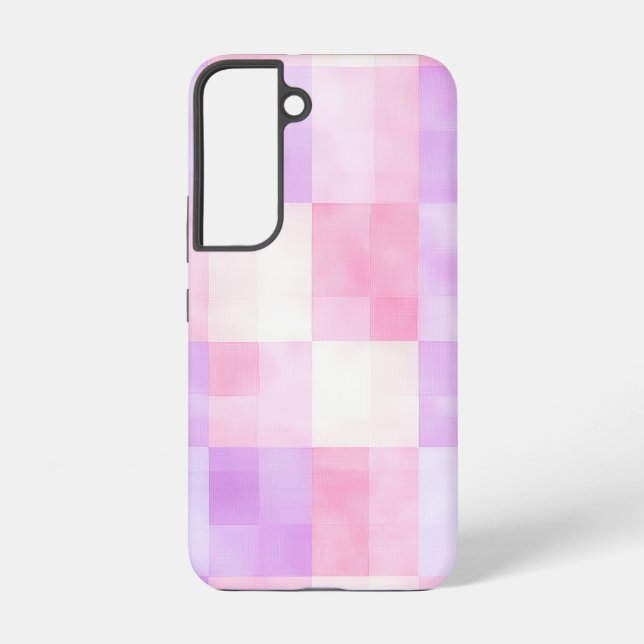 Pixel Hearts Fade Samsung Galaxy S22 Case (Back)