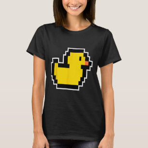 Pixel Little Duck 80s Video Game Halloween Costume T-Shirt