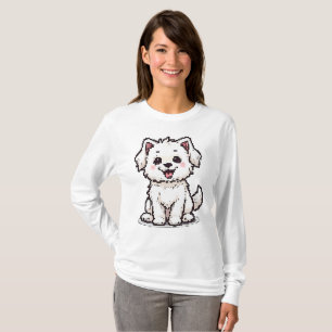 Pixel Maltese Delight T-Shirt