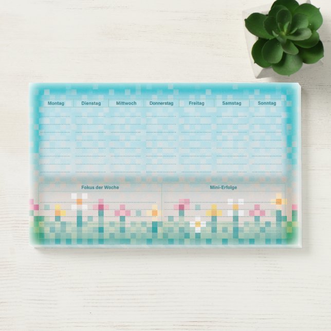 pixel meadow weekly planner post-it notes (Office)