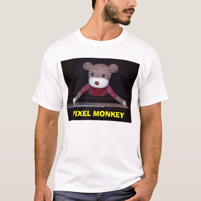 Pixel Monkey, PIXEL MONKEY T-Shirt (Front)
