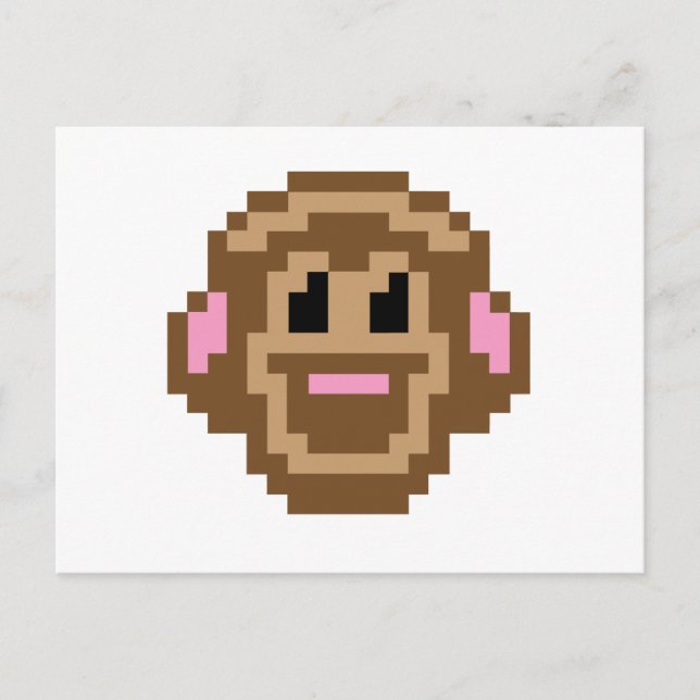 Pixel Monkey Postcard (Front)