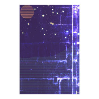 PIXEL MOON  PHOTO PRINT