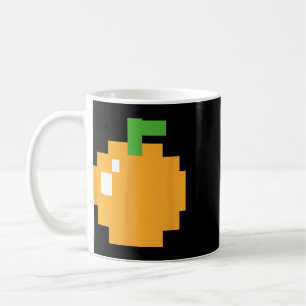 Pixel Orange 80s Video Game Costume Easy Group Hal Coffee Mug