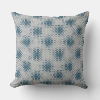 Pixel Pattern 10.B.bw LGrey BG Cushion