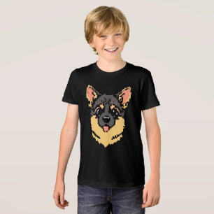 Pixel Paws and Shepherd Play Tri-Blend Shirt