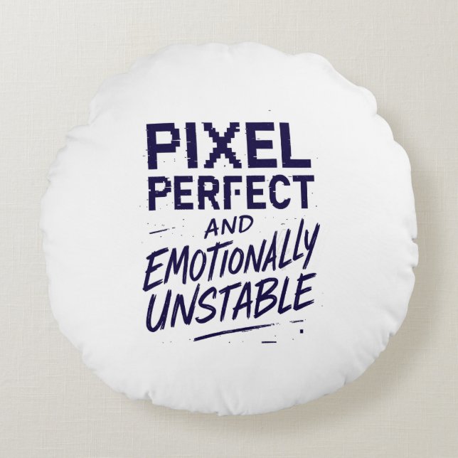 Pixel Perfect Round Cushion (Front)