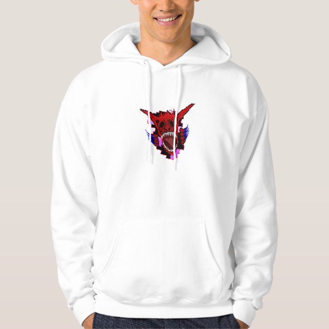 Pixel Peril Retro Boss Fight Hoodie (Front)