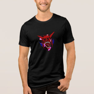 Pixel Peril Retro Boss Fight Tri-Blend Shirt