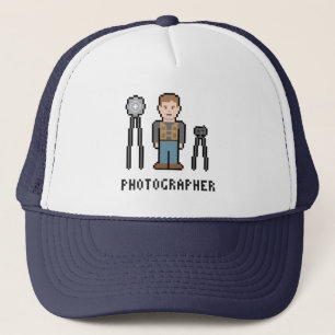 Pixel Photographer Trucker Hat
