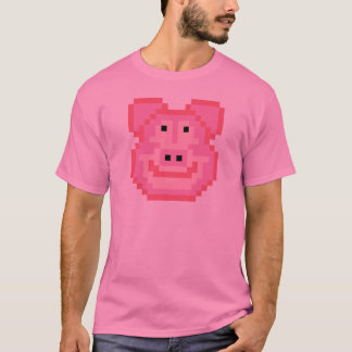 Pixel Piggy Pig T-Shirt