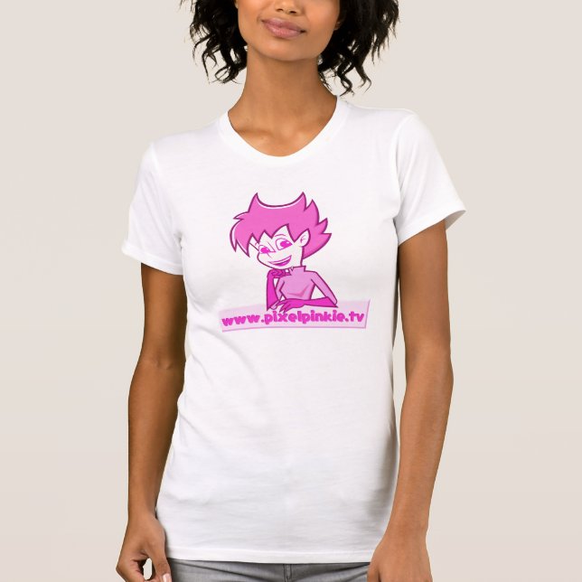 Pixel Pinkie Logo T-Shirt (Front)