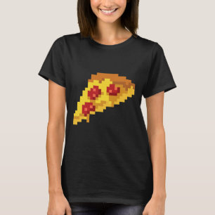 Pixel Pizza 80s Video Game Retro 8-bit Halloween C T-Shirt